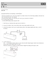 Preview for 10 page of Sony SRS-X99 Help Manual