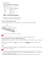 Preview for 16 page of Sony SRS-X99 Help Manual