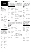 Preview for 2 page of Sony SS-FL7 User Manual