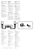 Preview for 2 page of Sony SS-T561AV Operating Instructions