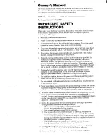 Preview for 2 page of Sony SS951 - SPP Cordless Phone Operating Instructions Manual