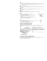 Preview for 7 page of Sony SS951 - SPP Cordless Phone Operating Instructions Manual