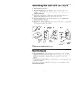 Preview for 13 page of Sony SS951 - SPP Cordless Phone Operating Instructions Manual