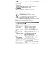 Preview for 14 page of Sony SS951 - SPP Cordless Phone Operating Instructions Manual