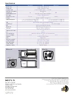 Preview for 4 page of Sony SSC-MX13V Specifications