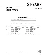 Preview for 23 page of Sony ST-SA3ES Service Manual