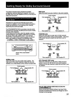 Preview for 31 page of Sony STR-D1090 Operating Instructions Manual