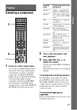 Preview for 47 page of Sony STR-DA1200ES Operating Instructions Manual