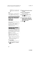 Preview for 92 page of Sony STR-DA1800ES Operating Instructions Manual