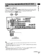 Preview for 11 page of Sony STR-DA2000ES - Fm Stereo/fm-am Receiver Operating Instructions Manual