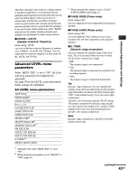 Preview for 43 page of Sony STR-DA2000ES - Fm Stereo/fm-am Receiver Operating Instructions Manual