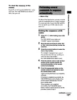 Preview for 73 page of Sony STR-DA2000ES - Fm Stereo/fm-am Receiver Operating Instructions Manual