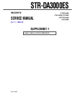 Preview for 165 page of Sony STR-DA3000ES Service Manual