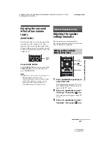 Preview for 65 page of Sony STR-DA3500ES Operating Instructions Manual