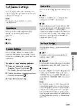 Preview for 105 page of Sony STR-DA4400ES Operating Instructions Manual