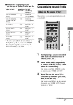 Preview for 97 page of Sony STR-DA7100ES - Fm Stereo/fm-am Receiver Operating Instructions Manual