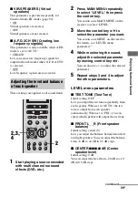 Preview for 99 page of Sony STR-DA7100ES - Fm Stereo/fm-am Receiver Operating Instructions Manual