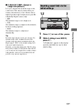 Preview for 101 page of Sony STR-DA7100ES - Fm Stereo/fm-am Receiver Operating Instructions Manual