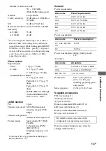 Preview for 137 page of Sony STR-DA7100ES - Fm Stereo/fm-am Receiver Operating Instructions Manual