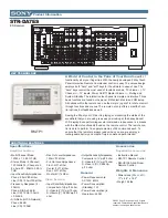 Preview for 2 page of Sony STR-DA7ES - Fm Stereo/fm-am Receiver Specifications