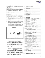 Preview for 3 page of Sony STR-DE1075 - Fm Stereo/fm-am Receiver Service Manual