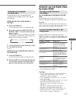 Preview for 153 page of Sony STR-DE445 - Fm Stereo/fm-am Receiver Operating Instructions Manual