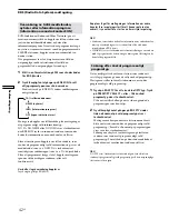 Preview for 210 page of Sony STR-DE445 - Fm Stereo/fm-am Receiver Operating Instructions Manual