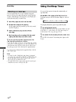 Preview for 42 page of Sony STR-DE475 - Fm Stereo/fm-am Receiver Operating Instructions Manual