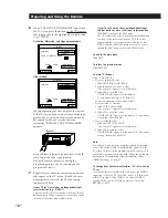 Preview for 18 page of Sony STR-DE805G - Fm/am Stereo Receiver Operating Instructions Manual