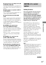 Preview for 43 page of Sony STR-DE885 Operating Instructions Manual