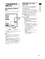 Preview for 17 page of Sony STR-DE997 - Fm Stereo/fm-am Receiver Operating Instructions Manual