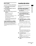 Preview for 25 page of Sony STR-DE997 - Fm Stereo/fm-am Receiver Operating Instructions Manual