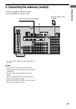 Preview for 35 page of Sony STR-DG2100 - Multi Channel A/v Receiver Operating Instructions Manual