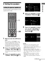 Preview for 41 page of Sony STR-DG2100 - Multi Channel A/v Receiver Operating Instructions Manual