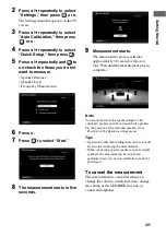 Preview for 45 page of Sony STR-DG2100 - Multi Channel A/v Receiver Operating Instructions Manual