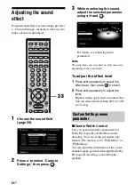 Preview for 66 page of Sony STR-DG2100 - Multi Channel A/v Receiver Operating Instructions Manual