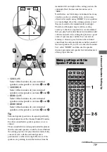 Preview for 73 page of Sony STR-DG2100 - Multi Channel A/v Receiver Operating Instructions Manual