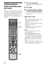 Preview for 96 page of Sony STR-DG2100 - Multi Channel A/v Receiver Operating Instructions Manual