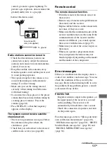 Preview for 127 page of Sony STR-DG2100 - Multi Channel A/v Receiver Operating Instructions Manual