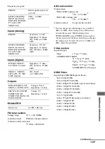 Preview for 129 page of Sony STR-DG2100 - Multi Channel A/v Receiver Operating Instructions Manual