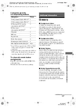 Preview for 65 page of Sony STR-DG500 - Multi Channel Av Receiver Operating Instructions Manual