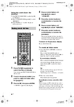 Preview for 62 page of Sony STR-DG700 Operating Instructions Manual