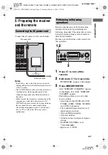 Preview for 33 page of Sony STR-DG800 Operating Instructions Manual