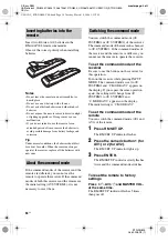 Preview for 34 page of Sony STR-DG800 Operating Instructions Manual