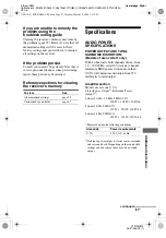 Preview for 97 page of Sony STR-DG800 Operating Instructions Manual