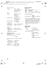 Preview for 98 page of Sony STR-DG800 Operating Instructions Manual