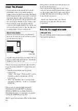 Preview for 3 page of Sony STR DG810 - 6.1 Channel Home Theater Receiver Operating Instructions Manual