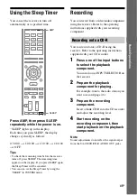 Preview for 45 page of Sony STR-DH810 - Audio Video Receiver Operating Instructions Manual