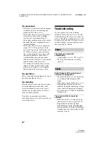 Preview for 86 page of Sony STR-DH820 Operating Instructions Manual