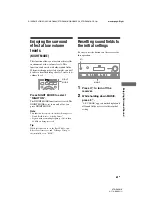 Preview for 69 page of Sony STR-DN1010 - Multi Channel Av Receiver Operating Instructions Manual